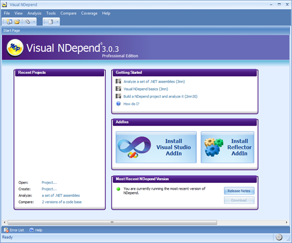 Analyzing Spring .NET with NDepend3